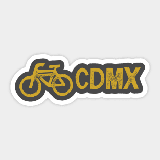 bike CDMX (rough) Sticker